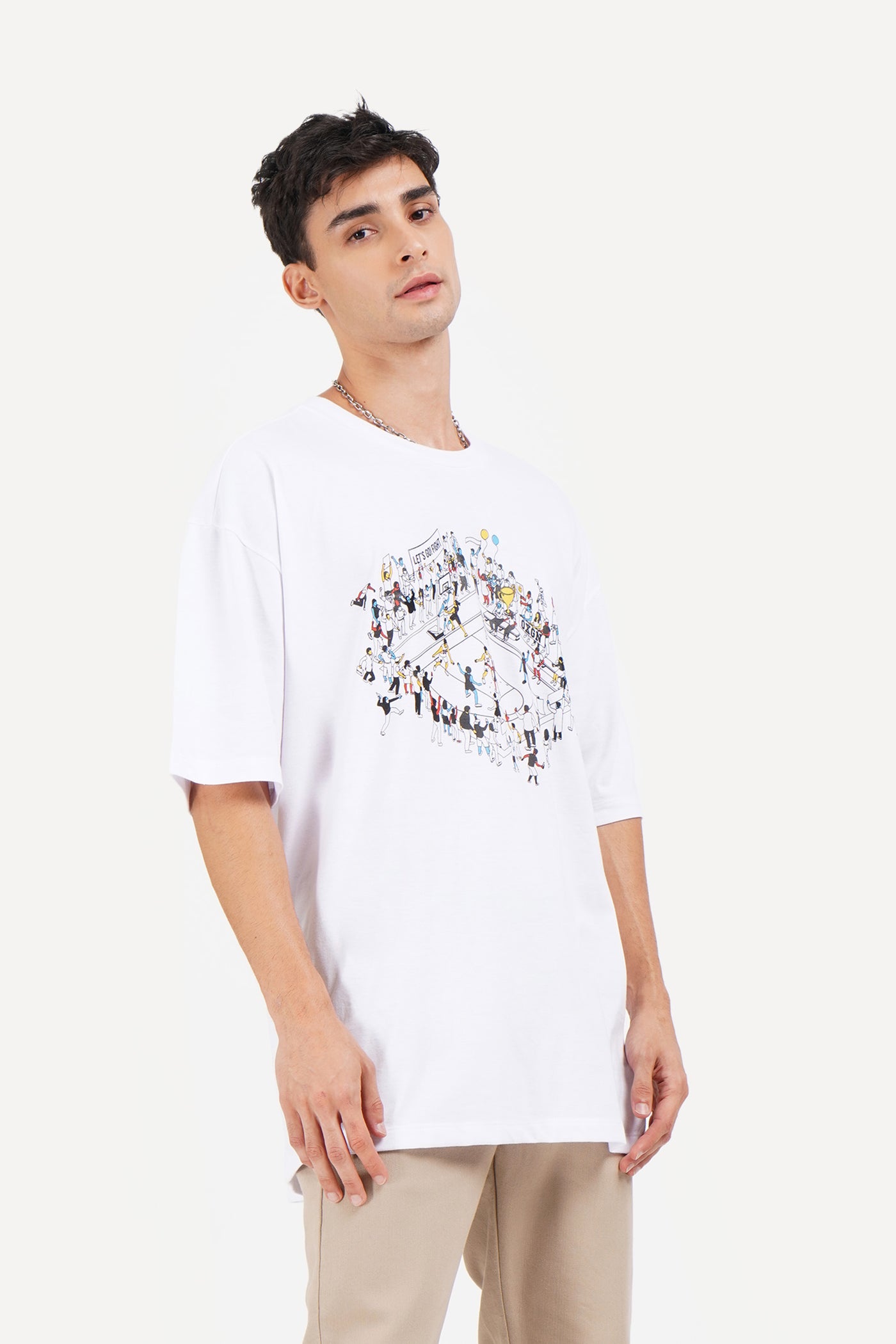 Oversized Graphic Print T-Shirt