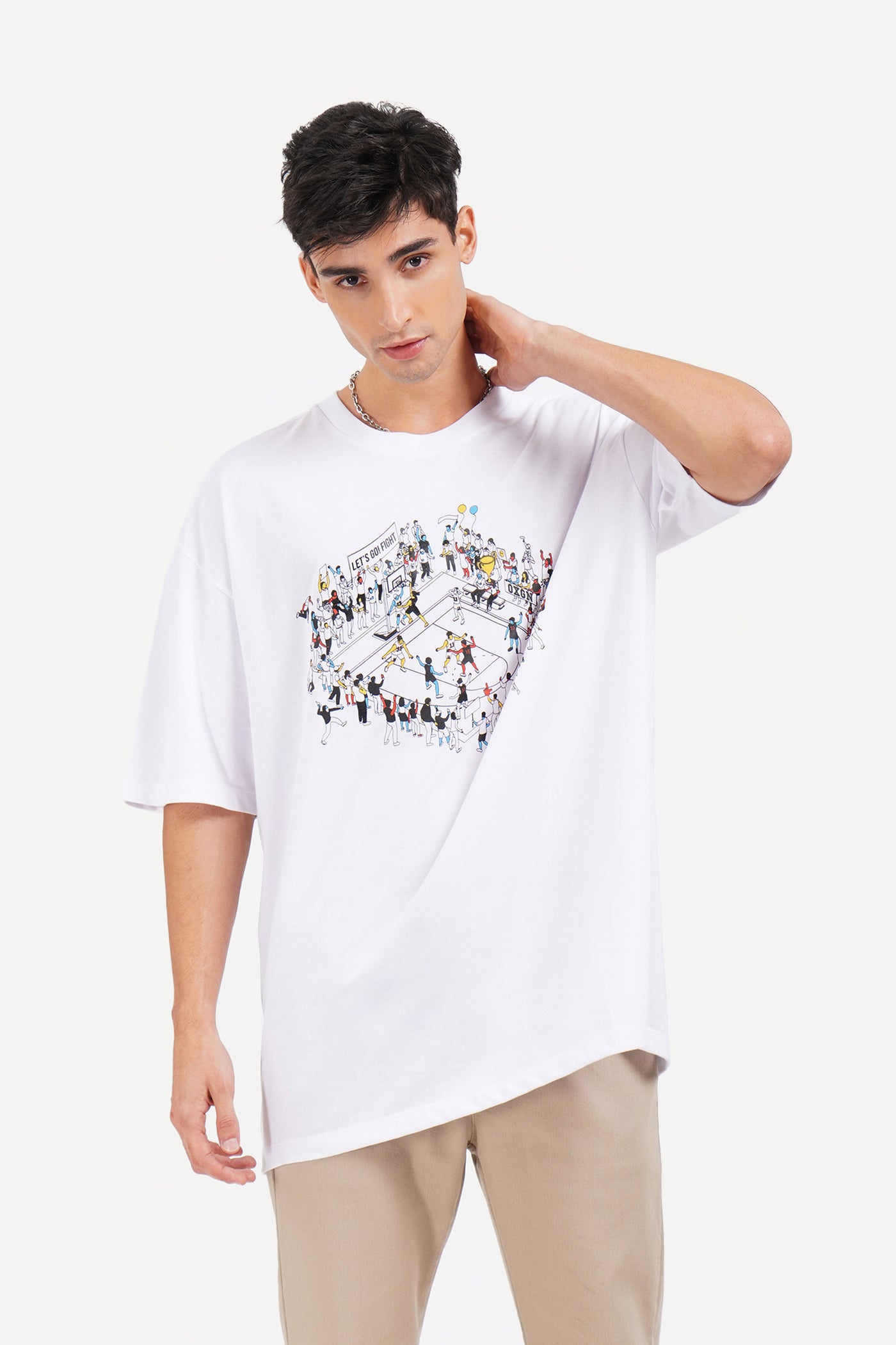 Oversized Graphic Print T-Shirt