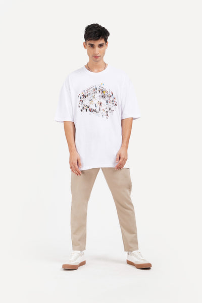 Oversized Graphic Print T-Shirt