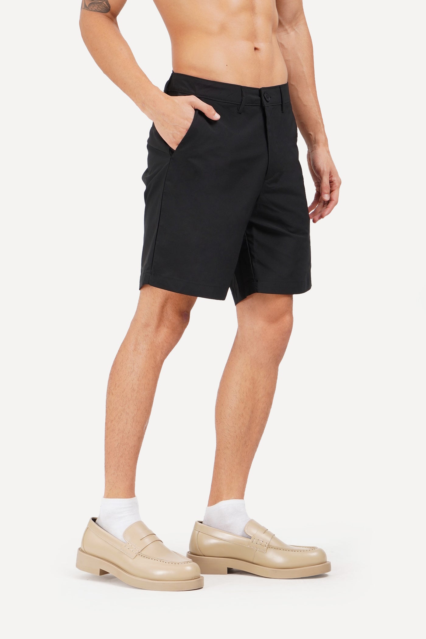 Mid Length Chino Shorts