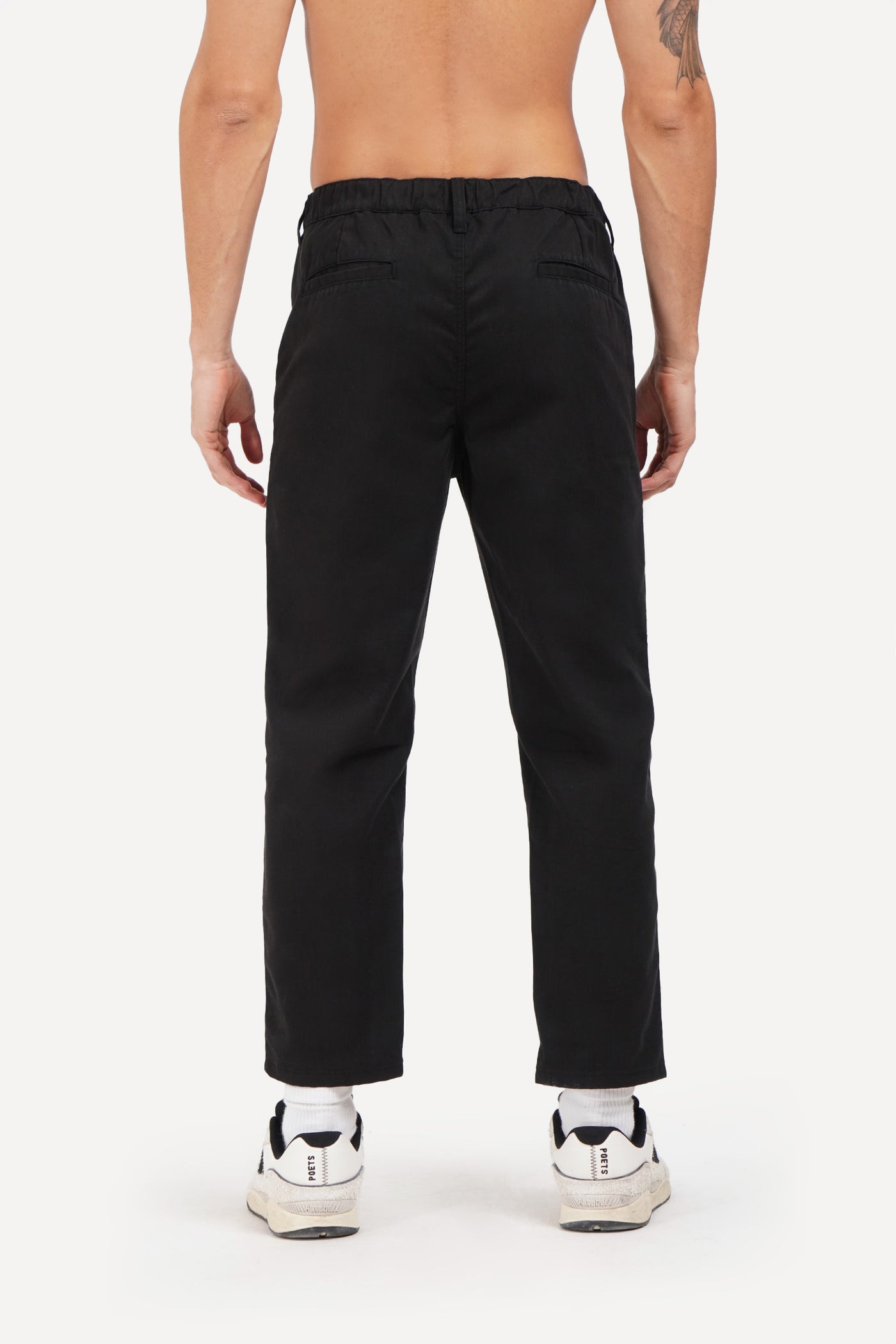 Slim Tapered Garterized Trousers