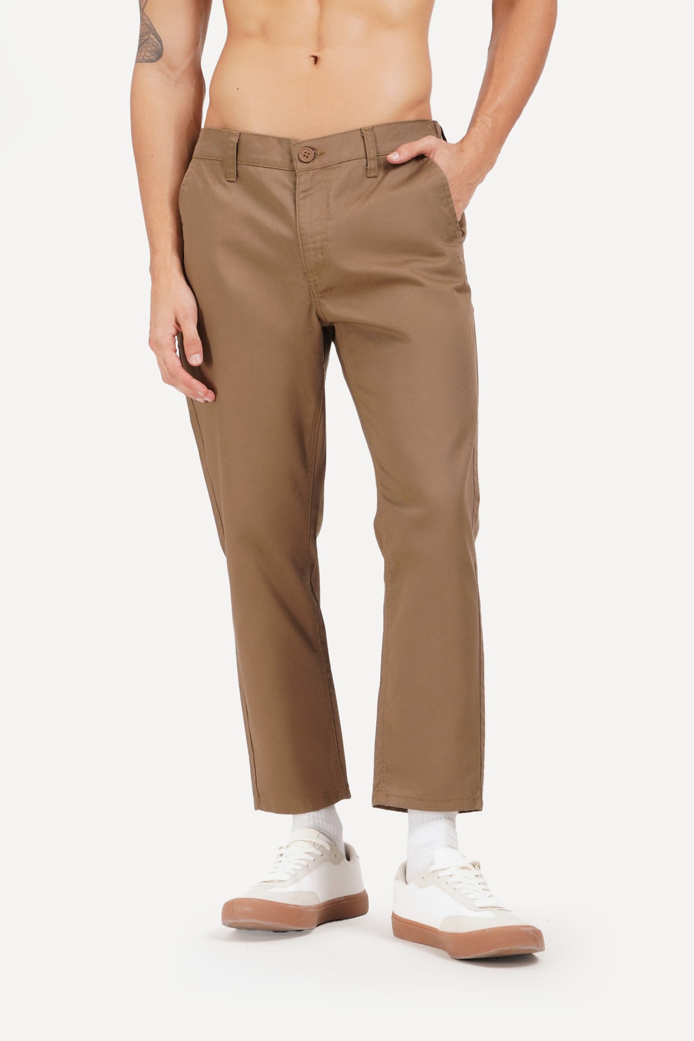 Slim Tapered Garterized Trousers