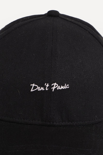 Don't Panic Curved Cap